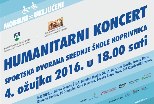 Humanitarni koncert MOBILNI = UKLJUČENI
