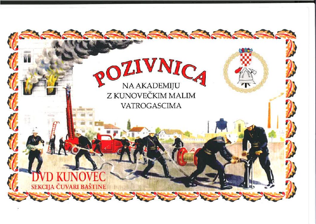 Poziv na akademiju z kunovečkim malim vatrogascima