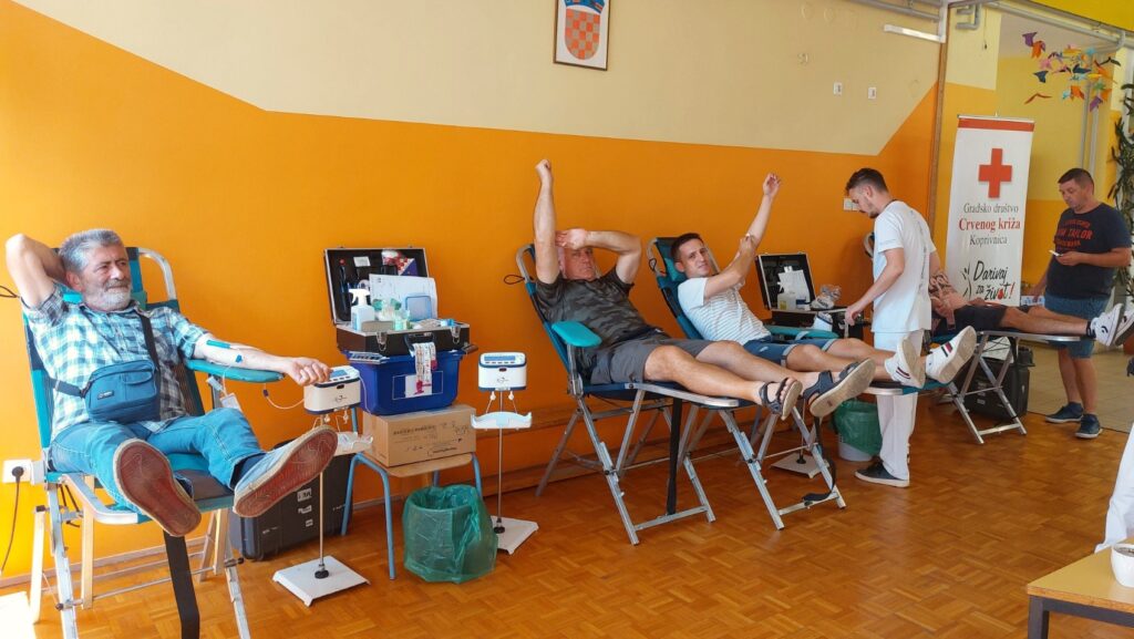 Akcija dobrovoljnog darivanja krvi u Koprivničkom Ivancu u petak, 15. prosinca 2023. godine