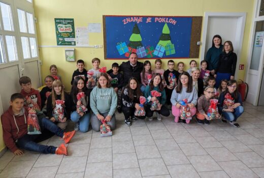 Povodom blagdana Svetog Nikole općinski načelnik posjetio je naše najmlađe