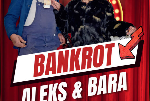 Predstava “Bankrot” Aleksa i Bare u društvenom domu u Koprivničkom Ivancu ovaj petak, 13.12.2024. godine s početkom u 19:00 sati