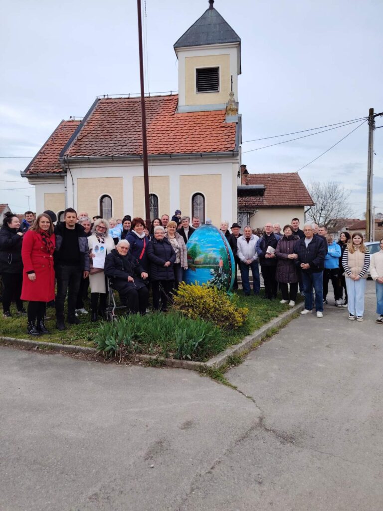 U Pustakovcu je postavljena treća oslikana pisanica