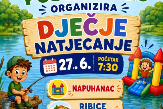 ŠRK Patuljan organizira dječje natjecanje u pecanju ove subote (27.06.2026. godine) s početkom u 07:30 sati na jezeru Stojnica u Pustakovcu