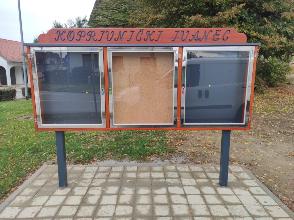 Postavljeni su novi oglasni ormari u svim naseljima naše općine
